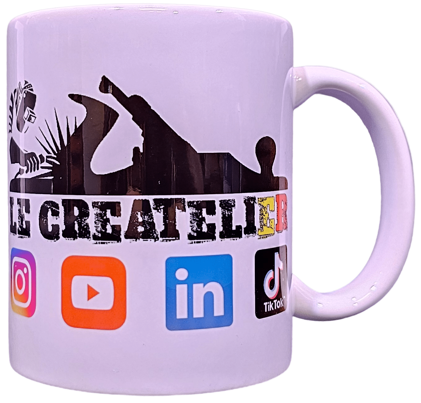 Mug blanc sublimé vue 1