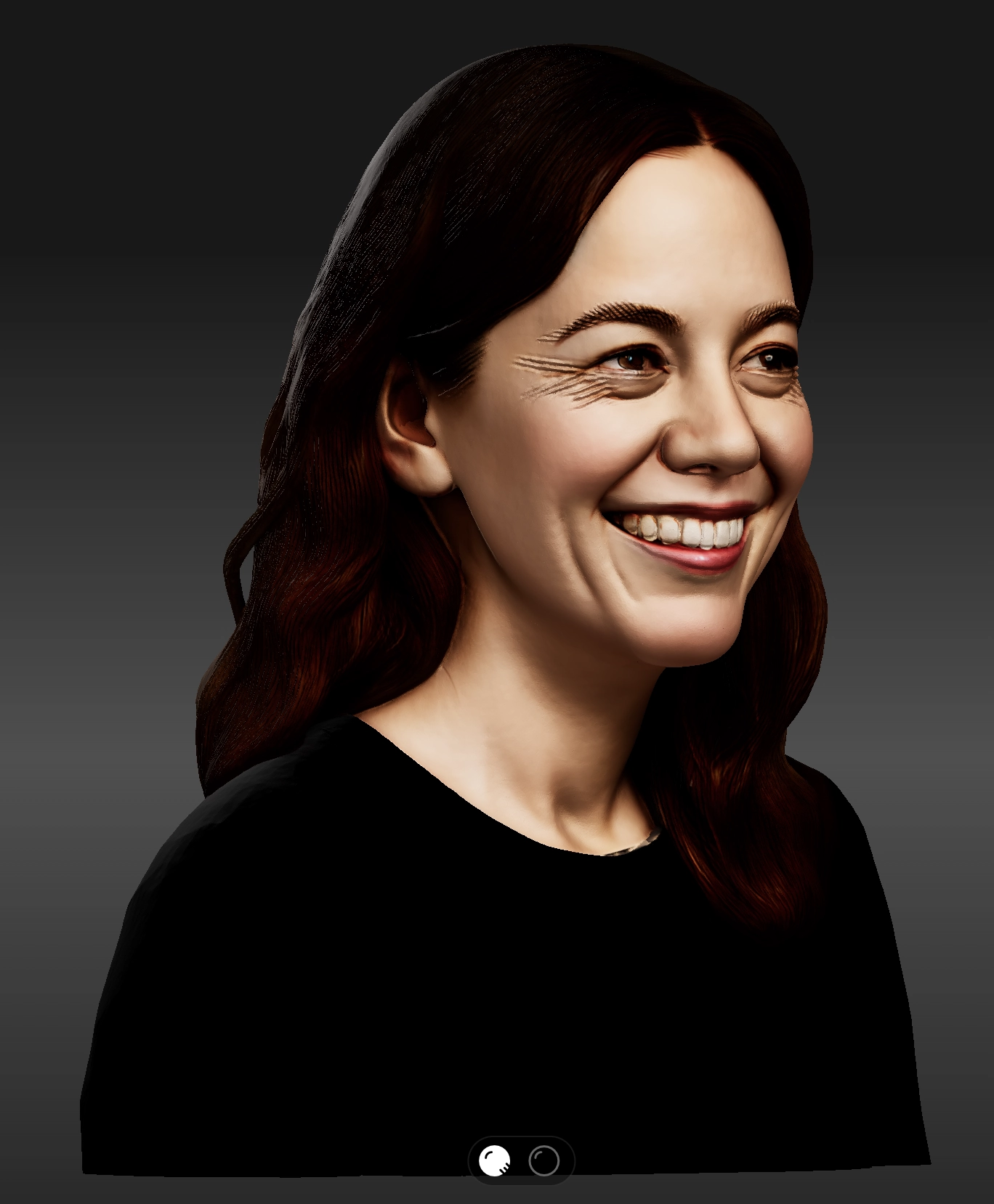 Test complet de Hitem3D 1.5 7 Portrait 3D d'un visage généré avec le mode Head